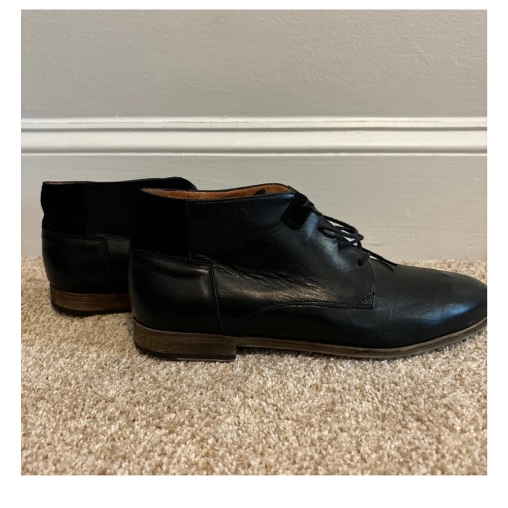bocage black boots, barely worn